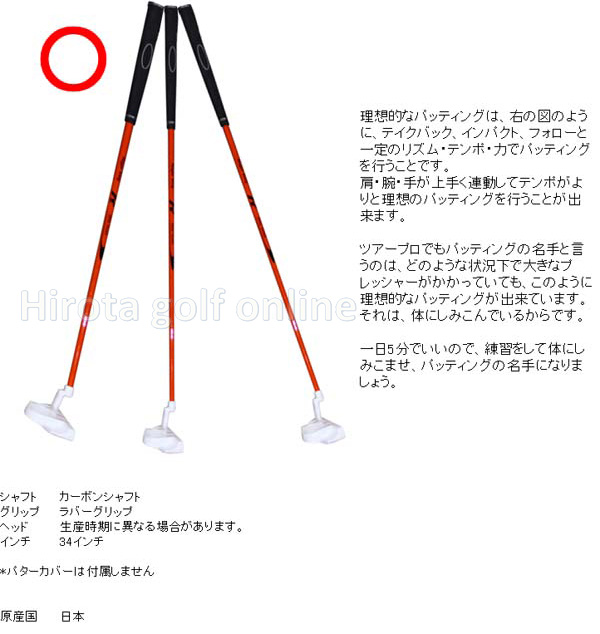 広田ゴルフ ゴルフ練習機 ロジャーキング スイングドクター パター